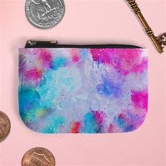 Rainbow Paint Mini Coin Purse by goljakoff