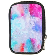 Rainbow Paint Compact Camera Leather Case by goljakoff