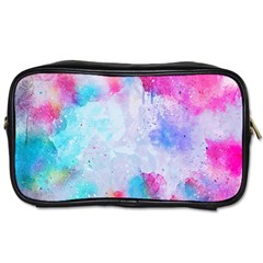 Rainbow Paint Toiletries Bag (two Sides) by goljakoff