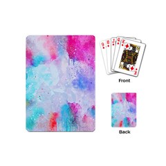 Rainbow Paint Playing Cards Single Design (mini) by goljakoff