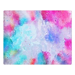 Rainbow Paint Double Sided Flano Blanket (large)  by goljakoff