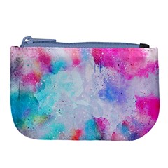 Rainbow Paint Large Coin Purse by goljakoff