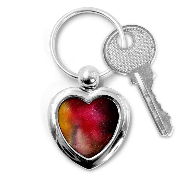 Red and yellow drops Key Chain (Heart)