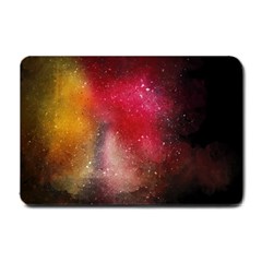 Red And Yellow Drops Small Doormat  by goljakoff