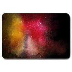 Red And Yellow Drops Large Doormat  by goljakoff