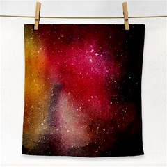 Red And Yellow Drops Face Towel by goljakoff