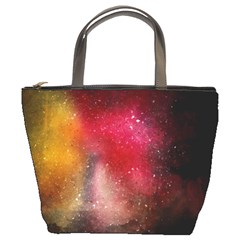 Red And Yellow Drops Bucket Bag by goljakoff