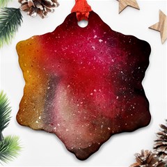 Red And Yellow Drops Ornament (snowflake) by goljakoff