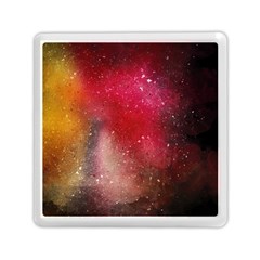 Red And Yellow Drops Memory Card Reader (square) by goljakoff