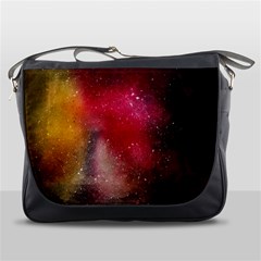 Red And Yellow Drops Messenger Bag by goljakoff