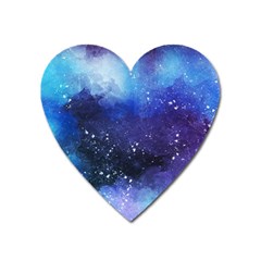 Blue Paint Heart Magnet by goljakoff