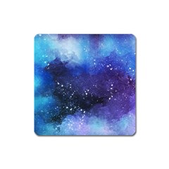 Blue paint Square Magnet