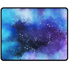 Blue Paint Fleece Blanket (medium)  by goljakoff