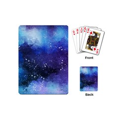 Blue paint Playing Cards Single Design (Mini)