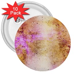 Golden Paint 3  Buttons (10 Pack)  by goljakoff