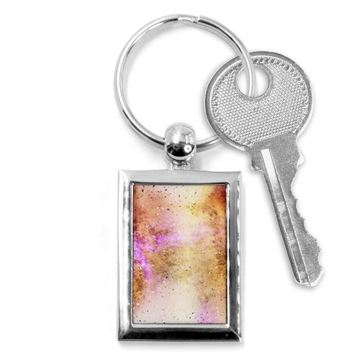 Golden paint Key Chain (Rectangle)