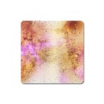 Golden paint Square Magnet Front