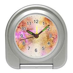 Golden Paint Travel Alarm Clock by goljakoff