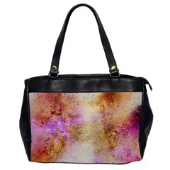 Golden Paint Oversize Office Handbag by goljakoff