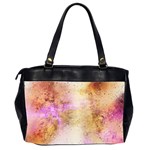 Golden paint Oversize Office Handbag (2 Sides) Back