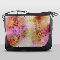 Golden Paint Messenger Bag by goljakoff