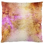 Golden paint Large Cushion Case (One Side) Front