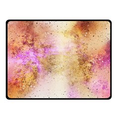 Golden Paint Double Sided Fleece Blanket (small)  by goljakoff