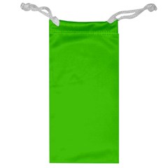 Bright Green Jewelry Bag