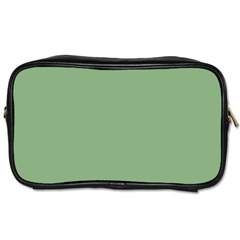 Dark Sea Green Toiletries Bag (two Sides) by FabChoice