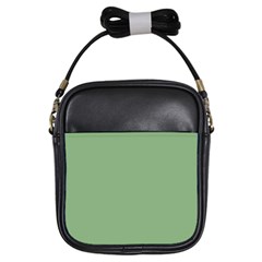 Dark Sea Green Girls Sling Bag by FabChoice