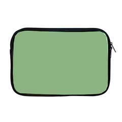 Dark Sea Green Apple Macbook Pro 17  Zipper Case by FabChoice