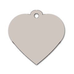 Abalone Grey Dog Tag Heart (one Side) by FabChoice