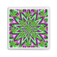 Purple, White, Green, Marijuana, Leaves, Cbdoilprincess  5de76707-e767-40d0-a70d-e7c36407f0a3 Memory Card Reader (square) by CBDOilPrincess1