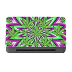 Purple, White, Green, Marijuana, Leaves, CBDOilPrincess  5de76707-e767-40d0-a70d-e7c36407f0a3 Memory Card Reader with CF Front