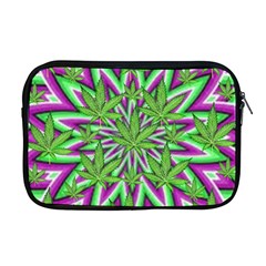 Purple, White, Green, Marijuana, Leaves, Cbdoilprincess  5de76707-e767-40d0-a70d-e7c36407f0a3 Apple Macbook Pro 17  Zipper Case by CBDOilPrincess1