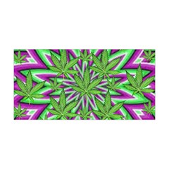 Purple, White, Green, Marijuana, Leaves, Cbdoilprincess  5de76707-e767-40d0-a70d-e7c36407f0a3 Yoga Headband by CBDOilPrincess1