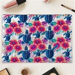 Tropical Flowers Turtles CBDOilPrincess 9a8efa63-1b6b-4226-a85c-858859e581d8 Cosmetic Bag (XXL) Back