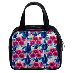 Tropical Flowers Turtles Cbdoilprincess 9a8efa63-1b6b-4226-a85c-858859e581d8 Classic Handbag (two Sides) by CBDOilPrincess1