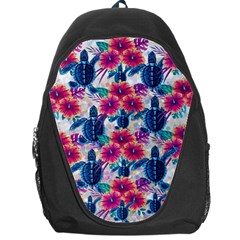 Tropical Flowers Turtles Cbdoilprincess 9a8efa63-1b6b-4226-a85c-858859e581d8 Backpack Bag by CBDOilPrincess1