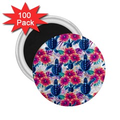 Tropical Flowers Turtles Cbdoilprincess 9a8efa63-1b6b-4226-a85c-858859e581d8 2 25  Magnets (100 Pack)  by CBDOilPrincess1