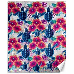 Tropical Flowers Turtles Cbdoilprincess 9a8efa63-1b6b-4226-a85c-858859e581d8 Canvas 16  X 20 