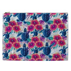 Tropical Flowers Turtles Cbdoilprincess 9a8efa63-1b6b-4226-a85c-858859e581d8 Cosmetic Bag (xxl) by CBDOilPrincess1