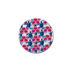 Tropical Flowers Turtles Cbdoilprincess 9a8efa63-1b6b-4226-a85c-858859e581d8 Golf Ball Marker by CBDOilPrincess1