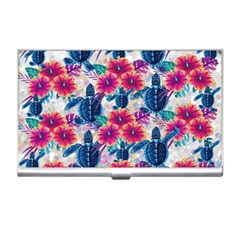 Tropical Flowers Turtles Cbdoilprincess 9a8efa63-1b6b-4226-a85c-858859e581d8 Business Card Holder by CBDOilPrincess1