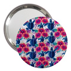 Tropical Flowers Turtles Cbdoilprincess 9a8efa63-1b6b-4226-a85c-858859e581d8 3  Handbag Mirrors by CBDOilPrincess1