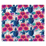 Tropical Flowers Turtles CBDOilPrincess 9a8efa63-1b6b-4226-a85c-858859e581d8 Double Sided Flano Blanket (Small)  50 x40  Blanket Front