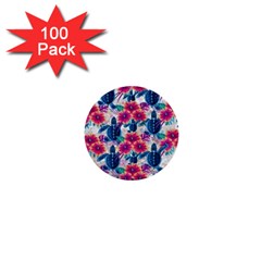 Tropical Flowers Turtles Cbdoilprincess 9a8efa63-1b6b-4226-a85c-858859e581d8 1  Mini Buttons (100 Pack)  by CBDOilPrincess1