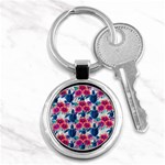 Tropical Flowers Turtles CBDOilPrincess 9a8efa63-1b6b-4226-a85c-858859e581d8 Key Chain (Round) Front