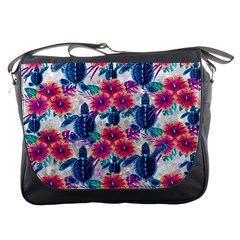 Tropical Flowers Turtles Cbdoilprincess 9a8efa63-1b6b-4226-a85c-858859e581d8 Messenger Bag