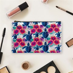 Tropical Flowers Turtles Cbdoilprincess 9a8efa63-1b6b-4226-a85c-858859e581d8 Cosmetic Bag (medium) by CBDOilPrincess1